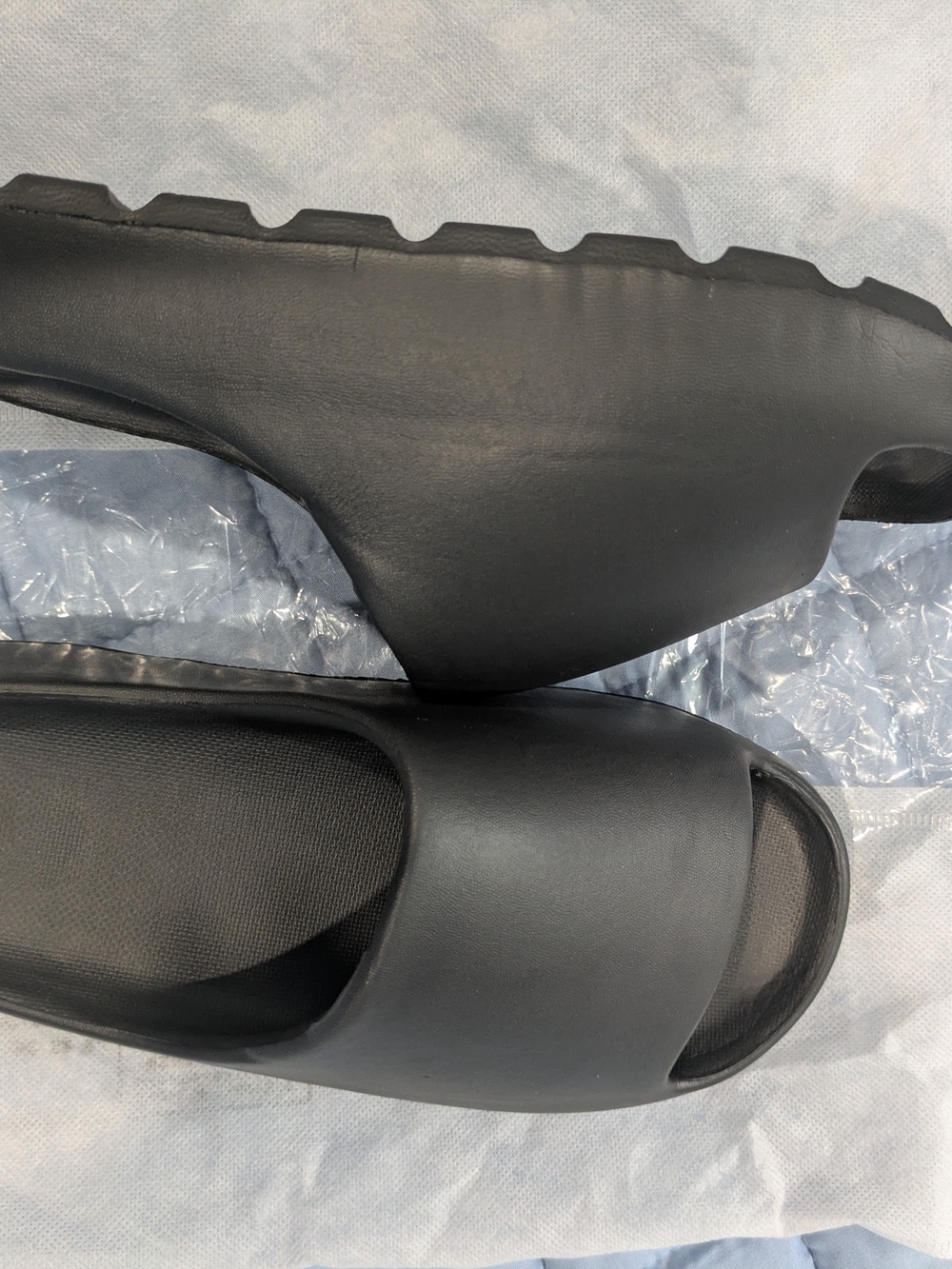 Black Women’s Slide Sandals - Minimal Comfort